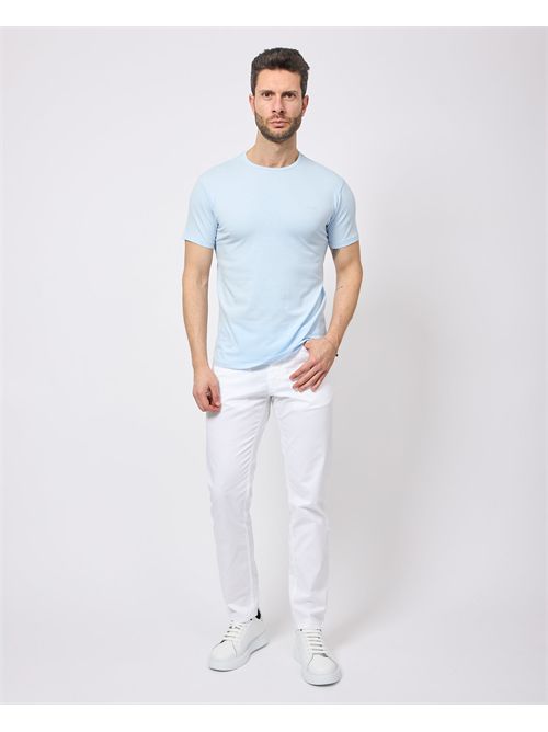 T-shirt uomo Yes Zee girocollo con logo YES ZEE | T778-TA000700